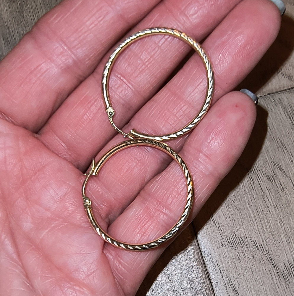 Gold Hoops - image 3